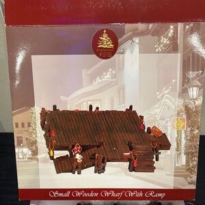 Small Wooden Wharf with Ramp